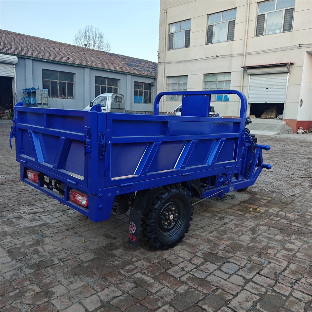 Electric Agricultural Use Cargo Tricycle 3-Wheel Motorcycle Trike with Open Body