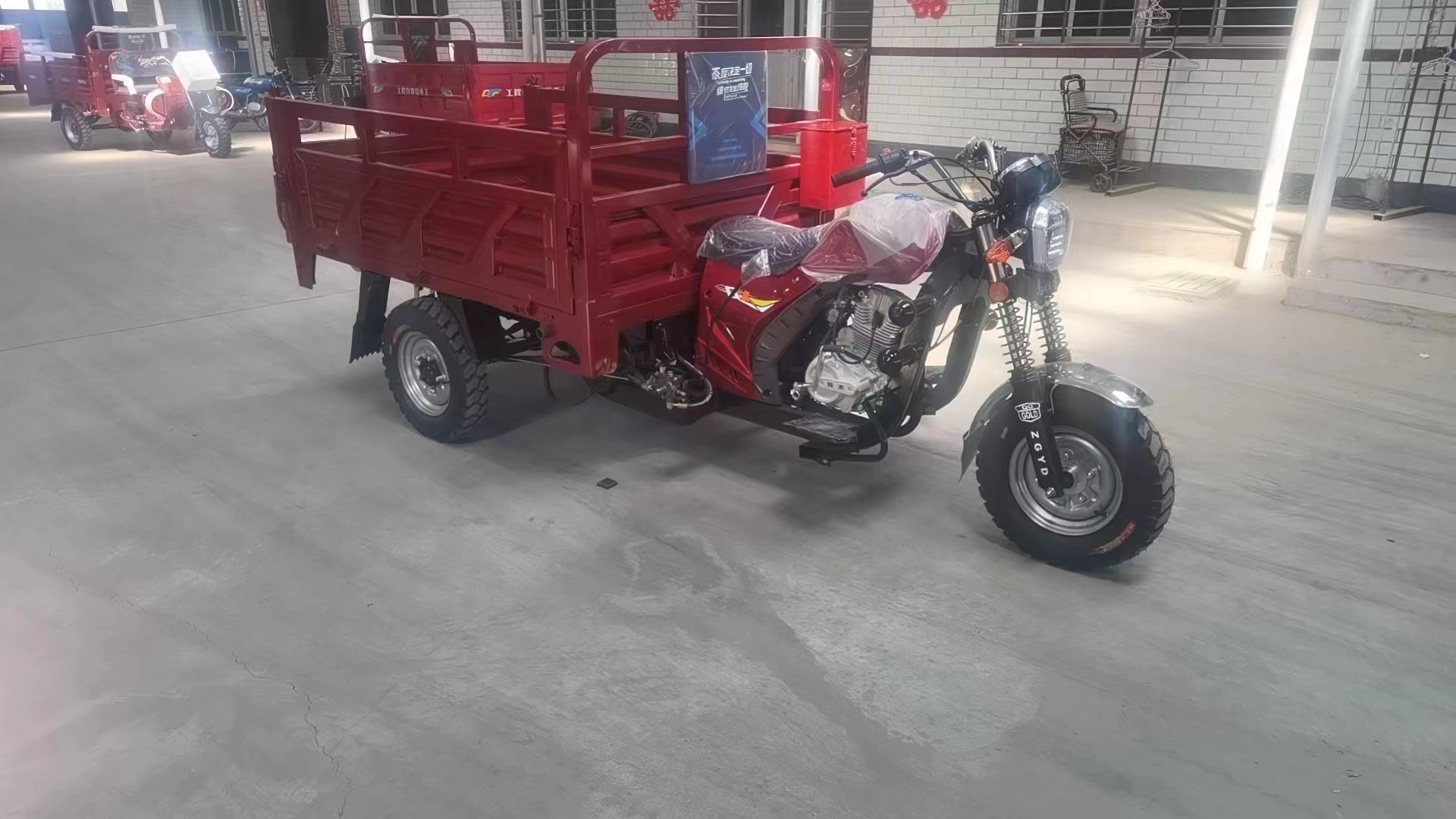 200CC Motorized Tricycle Parts with Cargo for Adult Cargo Tricycle Motorcycle