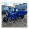 Electric Agricultural Use Cargo Tricycle 3-Wheel Motorcycle Trike with Open Body