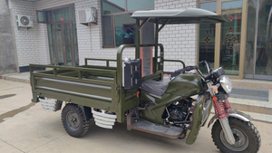 200 CC Fuel Cargo Tricycle Water Cooled Farming Gasoline Motorcycle Tricycle with Carriage