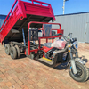 350CC Water Cooling Customized Double Wheel 9 Wheel Motorcycle Double Rear Axle 9 Wheel Cargo Tricycle